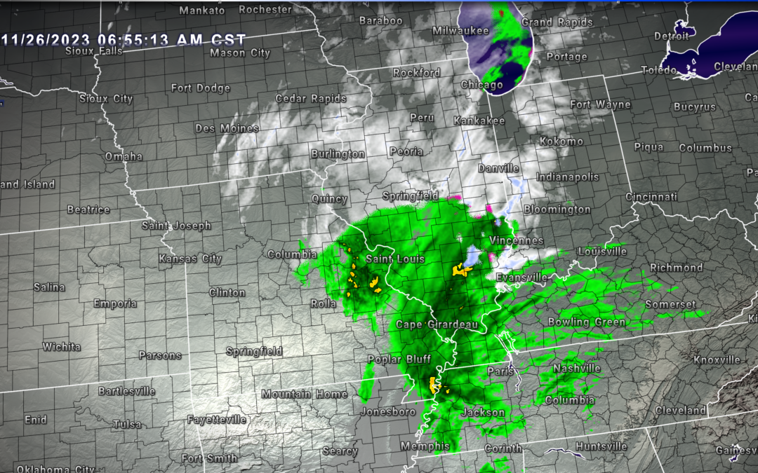 Sunday Weather Radars