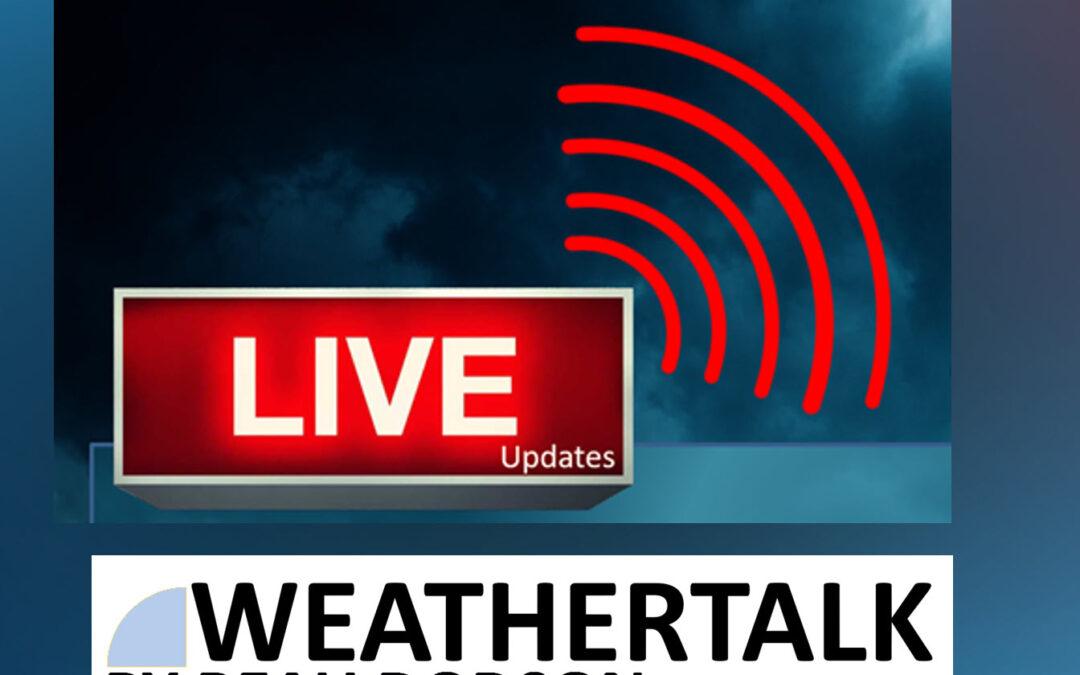 SATURDAY LIVE SEVERE WEATHER UPDATES