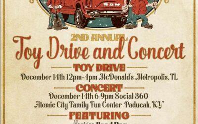 Toy Drive and Music Concert For Holiday Kids Today in Metropolis and Paducah