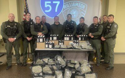 $250,000 + Worth of Drugs Seized in Williamson County, Illinois.