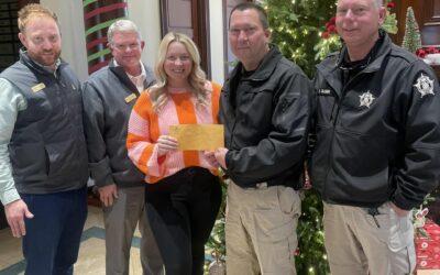 Graves County Sheriff’s Office Extends Gratitude for Shop with a Deputy Donation