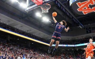 Auburn controls USC 91-75 in Bronny James’ first road game