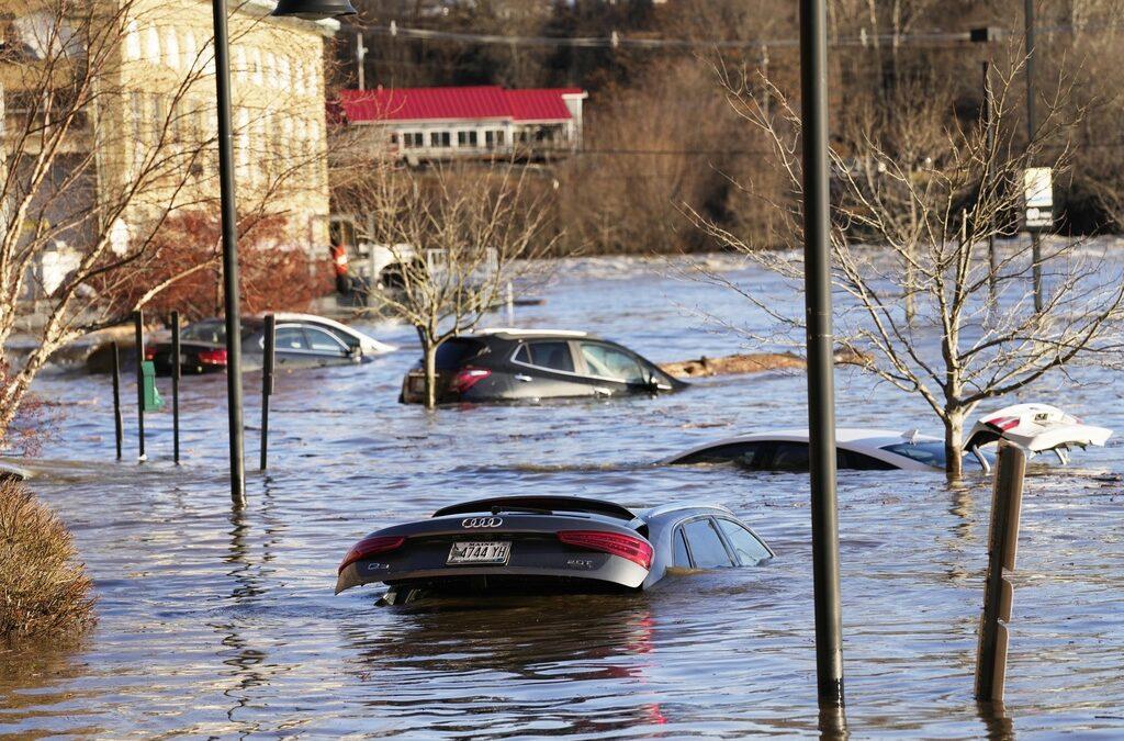 Pacific storm that unleashed flooding barreling down on southeastern California