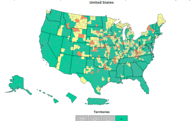 INTERACTIVE MAP: COVID Levels High Locally and Nationally As We Go Into Holiday Travel Season