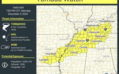 NEWS FIRST STORM ALERT: TORNADO WATCH ISSUED