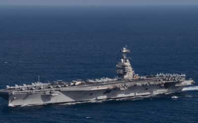 The USS Gerald R. Ford aircraft carrier is returning home after extended deployment defending Israel