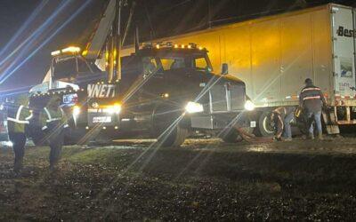 Road Open Now – Semi Crash Blocked U.S. 641 in Lyon County Between Eddyville and Fredonia