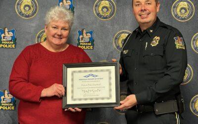 Local Police Department Recognized For Volunteers