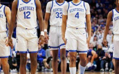 Mitchell scores 23, Reeves adds 21 as No. 8 Kentucky uses hot shooting to beat Georgia 105-96