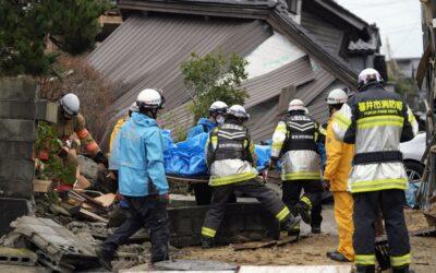 Scenes of loss play out across Japan’s western coastline after quake kills 84, dozens still missing