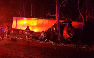 UPDATE: Semi Crash Cleared US62/Blandville Rd OPEN