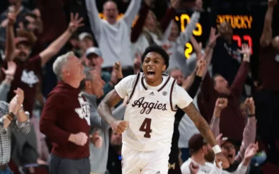 Wade Taylor IV scores 31 to lead Texas A&M to OT win over No. 6 Kentucky 97-92