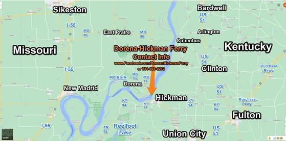 The Dorena-Hickman Ferry is Closed Due to Weather Conditions