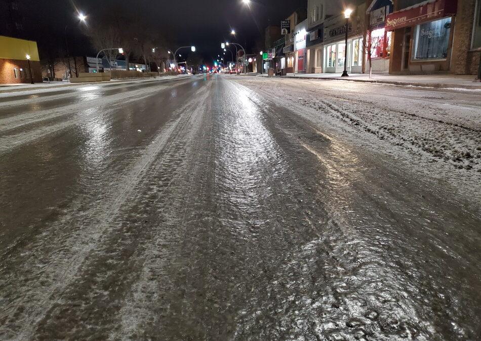 Freezing rain will spread into the region Thursday morning and afternoon.  Bitterly cold air to follow.