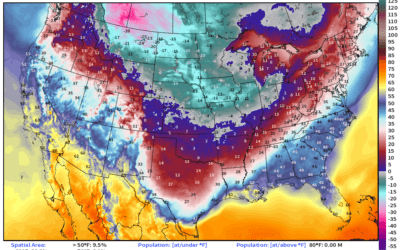 Arctic freeze continues to blast huge swaths of the US with sub-zero temperatures