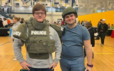 Marion, Illinois Police Department Participates In Career Day.