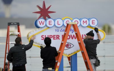 Las Vegas, where the party never ends, prepares for its biggest yet: Super Bowl 58