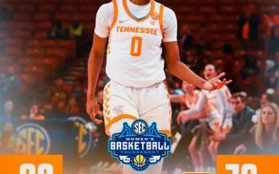 Puckett scores 22, Lady Vols pull away in second half to top Kentucky 76-62 in SEC second round