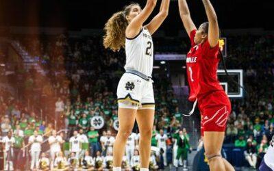 Hidalgo scores 26, leads No. 17 Notre Dame’s rally past No. 22 Louisville women in 74-58 win