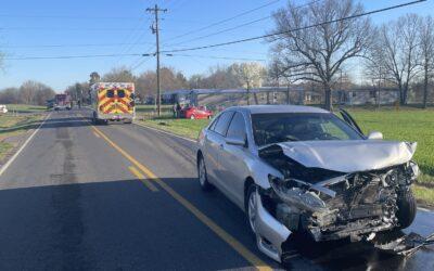 Graves County Car Accident. Collision on KY 131.