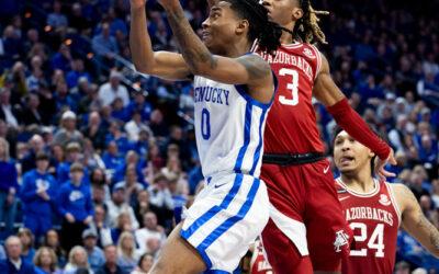 Dillingham rallies No. 16 Kentucky late in the second half to 111-102 win over Arkansas