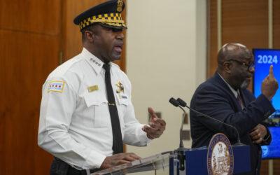 Chicago’s top cop says police are getting training to manage protests during the DNC