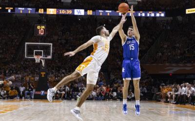 Reeves, Sheppard lead No. 15 Kentucky over No. 4 Tennessee 85-81