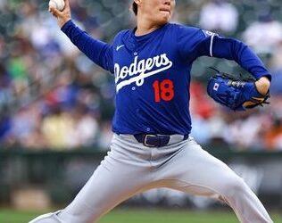 Yoshinobu Yamamoto gets first major league victory in Dodgers’ 4-1 win over Cubs