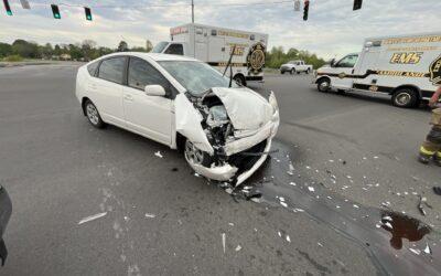 Two Vehicle Accident, With Injuries, In Graves County, Kentucky.