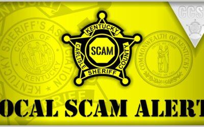 Scam Alert.  Carlisle County Sheriff’s Department Reports Money Scam.