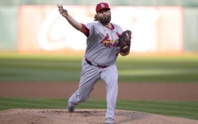 Lynn earns his first win in second stint with Cards, who beat A’s before season-low crowd of 3,296