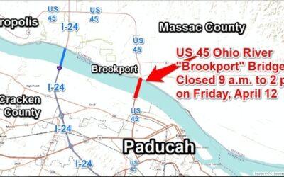 Closure of U.S. 45 Ohio River “Brookport”