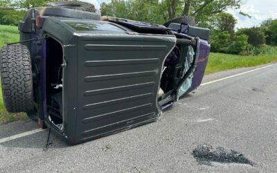 Two-Vehicle Rollover Collision Injures Two in McCracken County