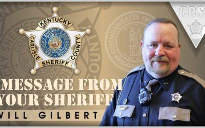 Sheriff Will Gilbert Announces Retirement Due to Health Concerns, Recommends Chief Deputy Eric Perry as Successor