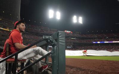 Cardinals-Orioles suspended in 6th inning due to rain, will be completed Wednesday