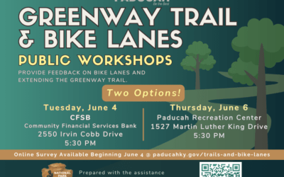 Public Meetings in June to Provide Input on Bike Lanes and Extending the Greenway Trail