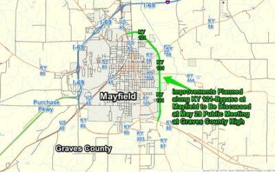 Public Meeting to Discuss Future Upgrades for Mayfield KY 121-Bypass Set for Wednesday, May 29