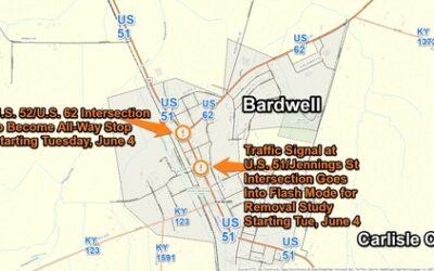 Traffic Changes Planned for U.S. 51 in Bardwell