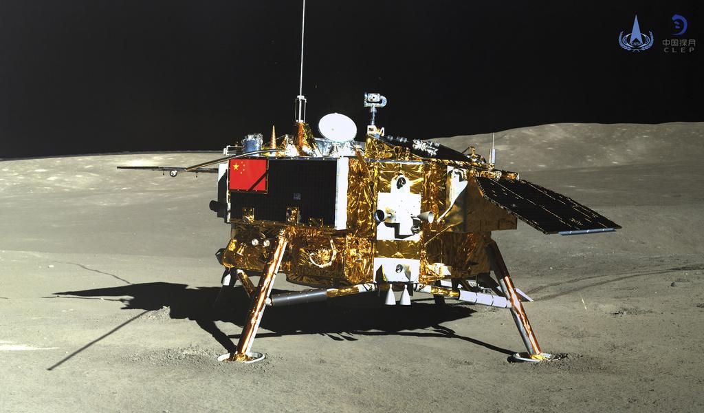 A Chinese spacecraft lands on the moon’s far side to collect rocks in growing space rivalry with US