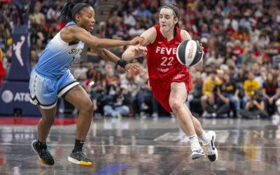 WNBA upgrades foul on Caitlin Clark by Chennedy Carter, fines Angel Reese for no postgame interview