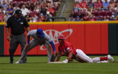 Reds win their 7th straight, getting 3 RBIs from TJ Friedl in a 4-3 victory over the Cubs