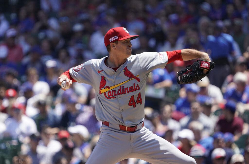 Gibson dominates, Pagés homers as Cardinals beat Cubs 3-0