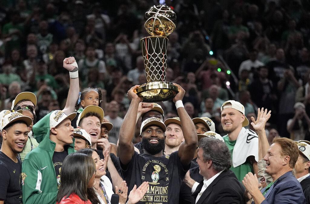 Celtics win 18th NBA championship with 106-88 Game 5 victory over Dallas Mavericks