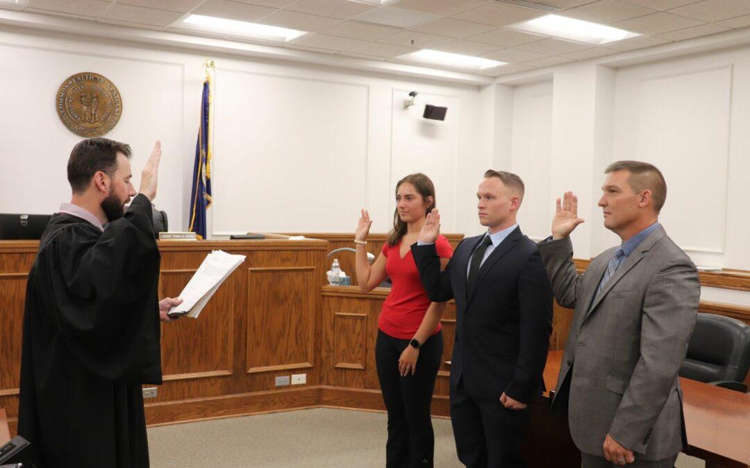 Paducah Police Department Welcomes Three New Officers