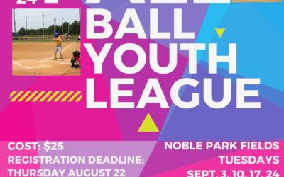 Paducah Parks & Recreation Announces Fall Ball Youth League