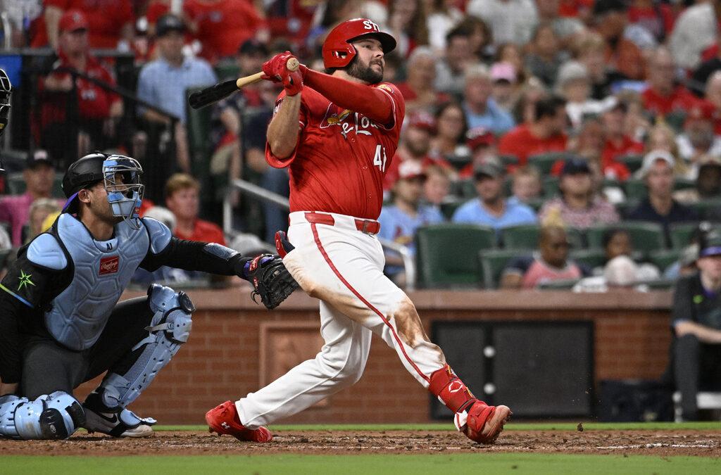 Nolan Arenado, Alec Burleson each drive in 2 runs to help the Cardinals beat the Rays 5-2