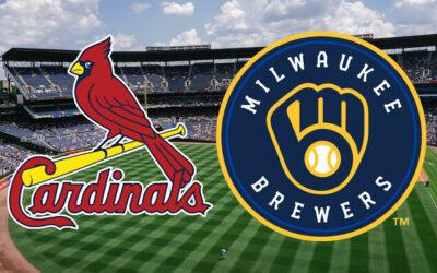 Cardinals battle the Brewers