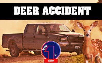 Teen injured after hitting deer with truck