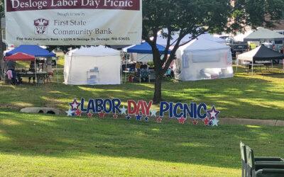 Desloge Labor Day Picnic wraps